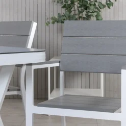 Matgrupp Venture Home Virya Matgrupp Utomhus 200cm med 6 Levels Stapelbara Matstolar