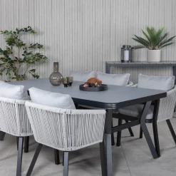 Matgrupp Venture Home Vyn med 6 Vyn Matstolar