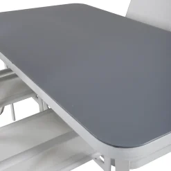 Matgrupp Venture Home Vyn Vit med 4 Samba Stapelbara Matstolar