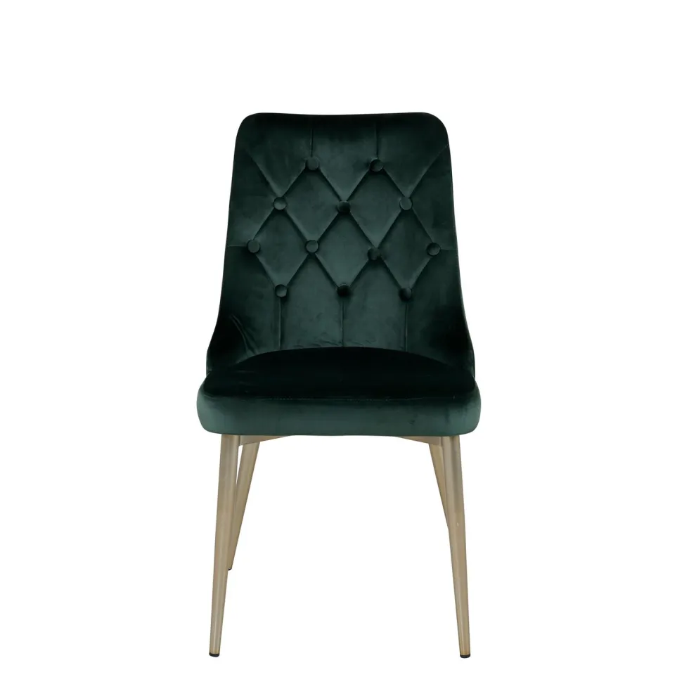 Matstol Venture Home Velvet Deluxe Matt Mässing Ben