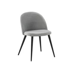 Matstol Venture Home Velvet Svart Ben