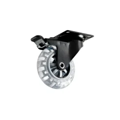 Möbelhjul Habo 4107 med Broms 75 mm