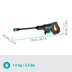 Mellantryckstvätt Garden AquaClean 24/18V utan Batteri