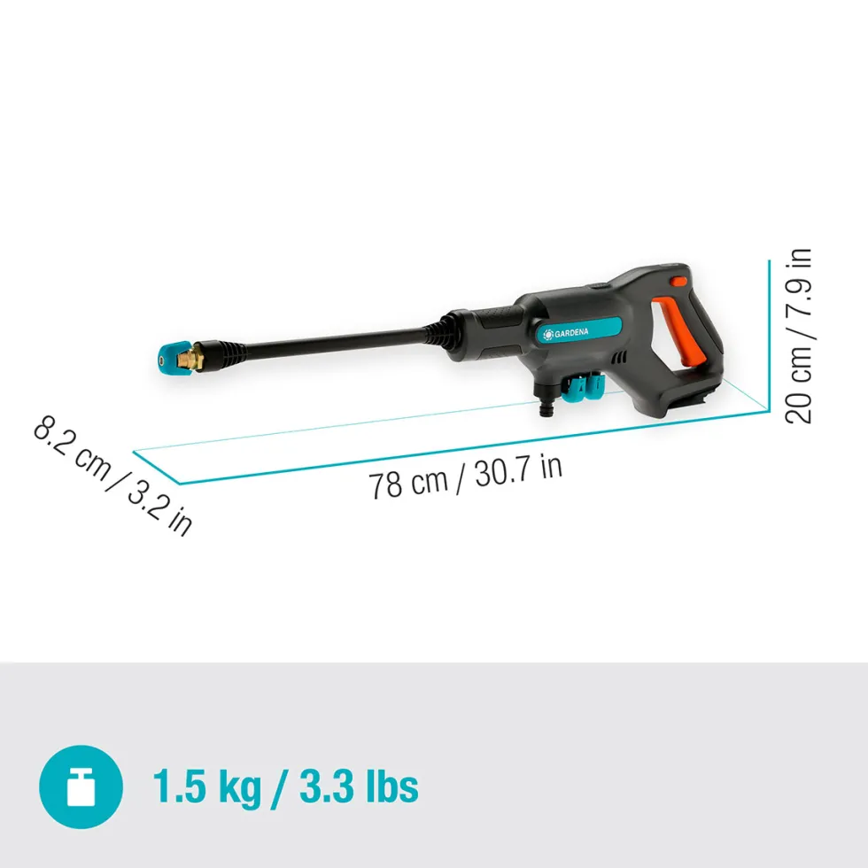 Mellantryckstvätt Garden AquaClean 24/18V utan Batteri