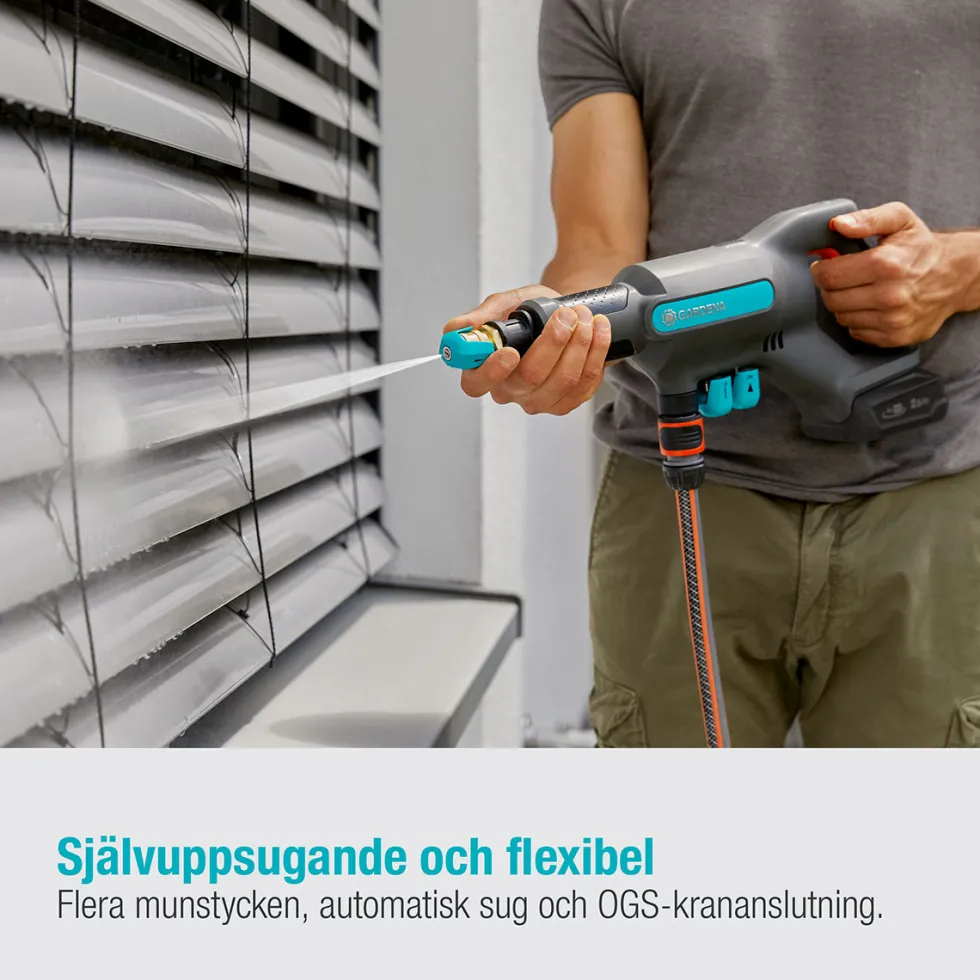 Mellantryckstvätt Garden AquaClean 24/18V utan Batteri