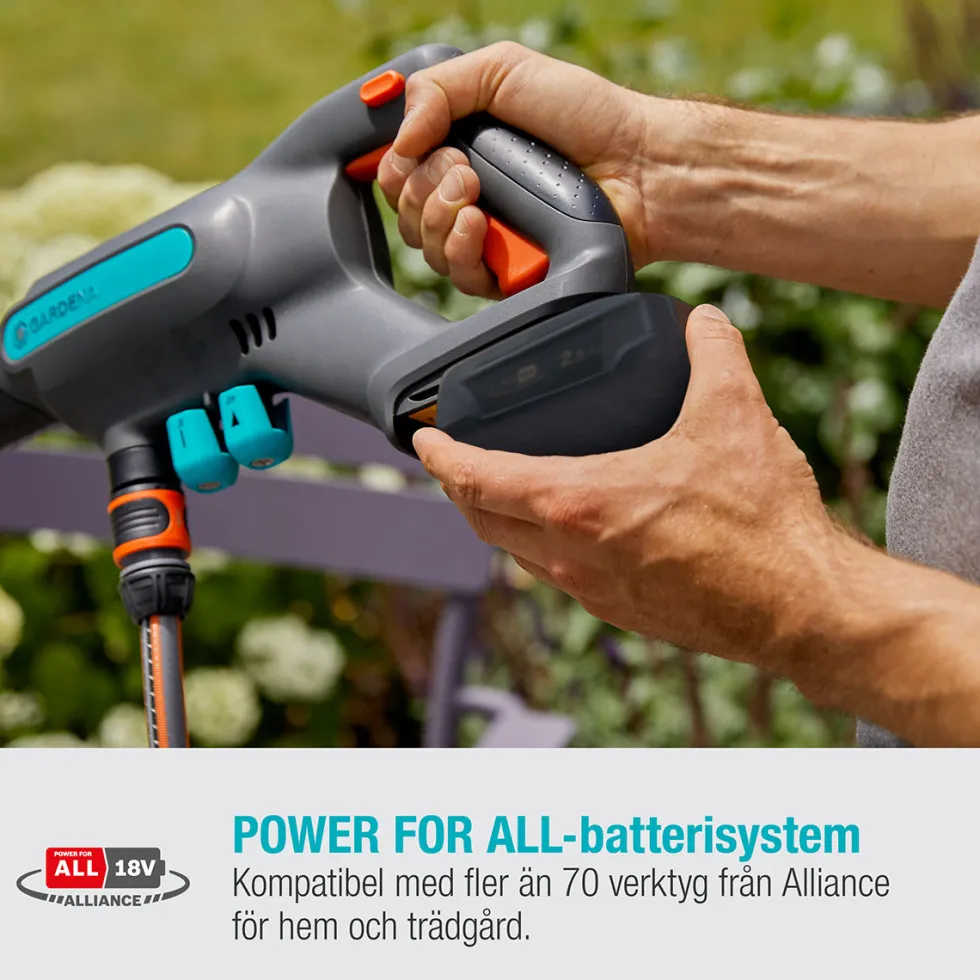 Mellantryckstvätt Garden AquaClean 24/18V utan Batteri
