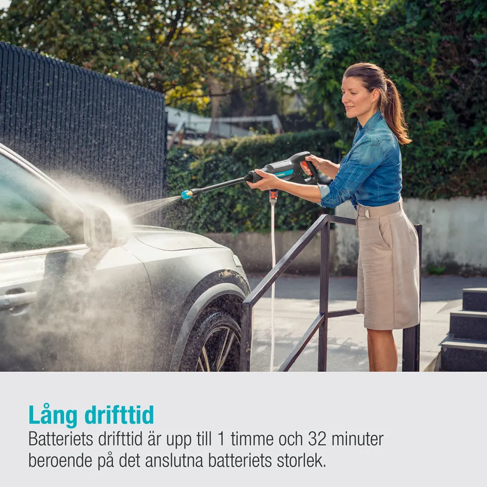 Mellantryckstvätt Garden AquaClean 24/18V utan Batteri