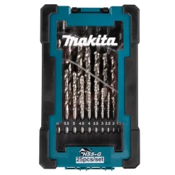 Metallborrsats Makita D-67555 25 delar