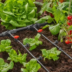 Micro-Drip Gardena Premiumpaket För Pallkrage med Vattenfördelare & Bevattningsdator