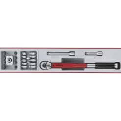 Momentnyckelsats 22 delar 3/8 tum Teng Tools TTX3892