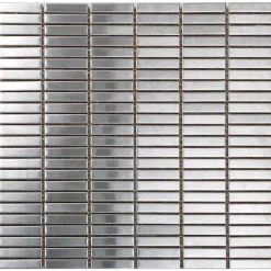 Mosaik Arredo Steel Grå 5,2x1,1 cm