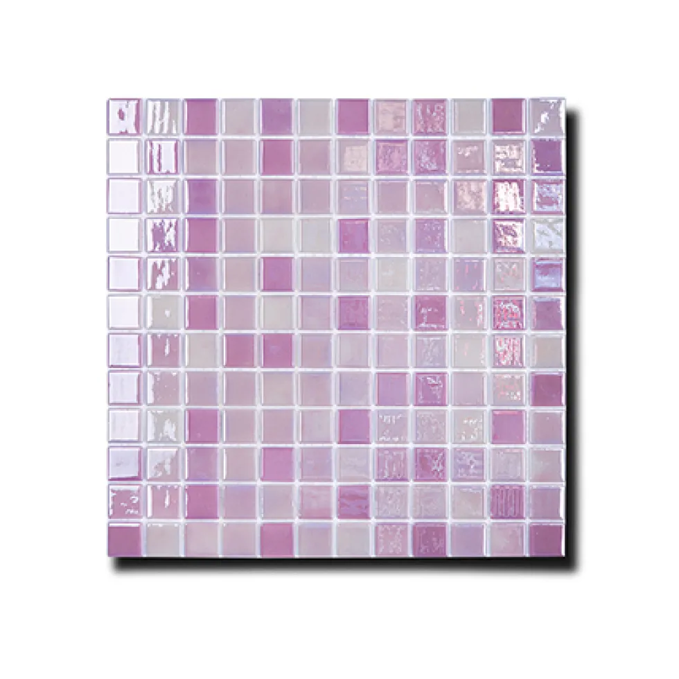 Mosaik Lhådös Glasmosaik Mix Rosa 2,5x2,5 cm