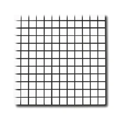 Mosaik Lhådös Glasmosaik Vit 2,5x2,5 cm