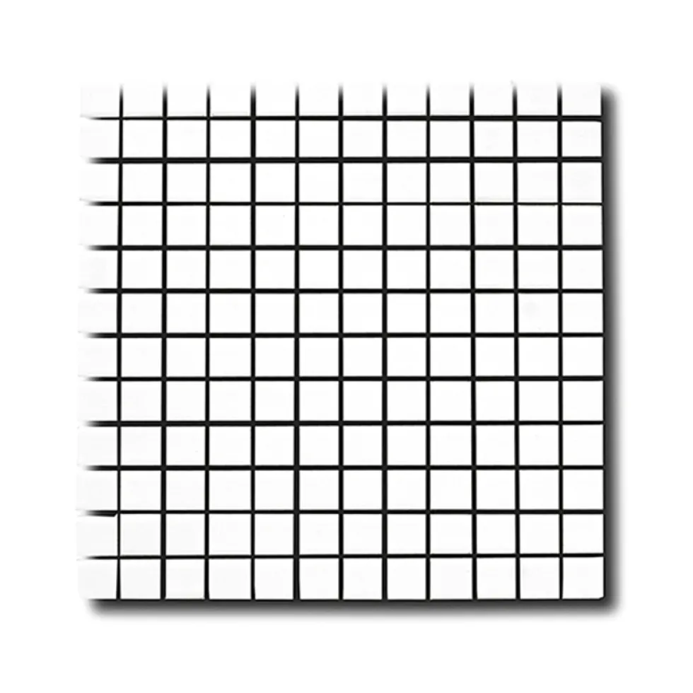 Mosaik Lhådös Glasmosaik Vit 2,5x2,5 cm