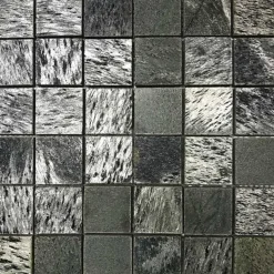 Mosaik Stencentralen Skiffer Argento Silver Shine 5x5 cm