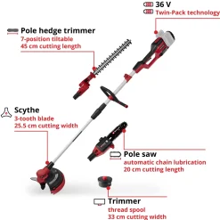Multifunktionsredskap Einhell GE-LM 36 4in1