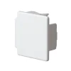 Ändstycke till Matarkanal Hager LF/LFH 40 x 40 mm Halogenfri Vit RAL 9016