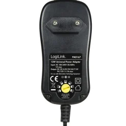 Nätadapter LogiLink 230V - 3-12V 1A 12W
