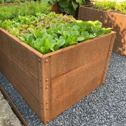 Odlingslåda Flexigarden Cortenplåt 2 mm 800x1200x600 mm
