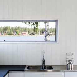 Panel Ändspont Baseco Finsågad Vit