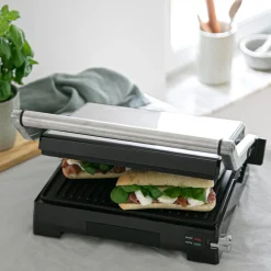 Paninigrill Champion Pro 2in1 med Bordsgrill 2000W PG300 Rostfri
