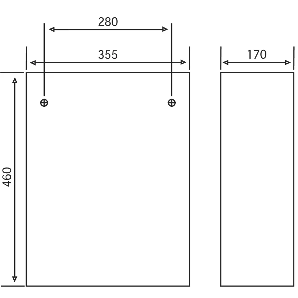 Papperskorg Katrin 25 L Vit Metall