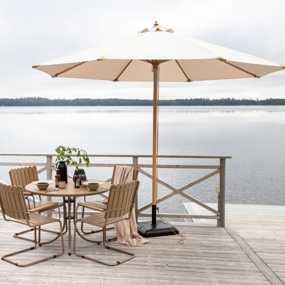 Parasoll Venture Home Nynno med TiltGrå