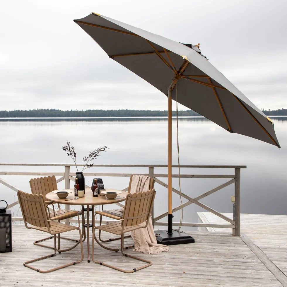 Parasoll Venture Home Nynno med TiltGrå