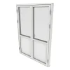 Parfönsterdörr Outline 3-Glas Aluminium