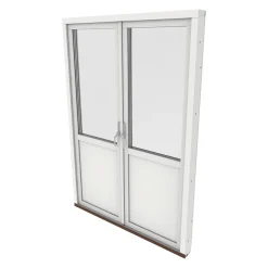 Parfönsterdörr Outline 3-Glas Aluminium