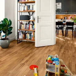 Parkettgolv Berg & Berg Ek L Vild Borstad Naturolja 3-Stav