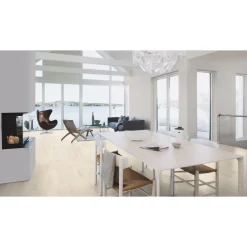 Parkettgolv Boen Ask Andante Vit Live Pure Ultra Matt Lack 3-Stav