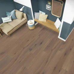 Parkettgolv Floorit Ek Smart Rökt Vit Mattlack 1-stav