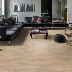 Parkettgolv Kährs Beyond Retro Frosted Oat Ultramatt Lack Ek 3-Stav