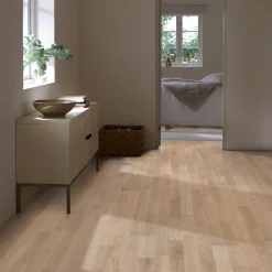 Parkettgolv Kährs Original Portofino Vit Ek, Mattlackat 2-Stavs Trägolv