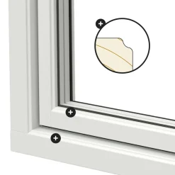 Parskjutdörr NorDan NTech Aluminium 4-Delad