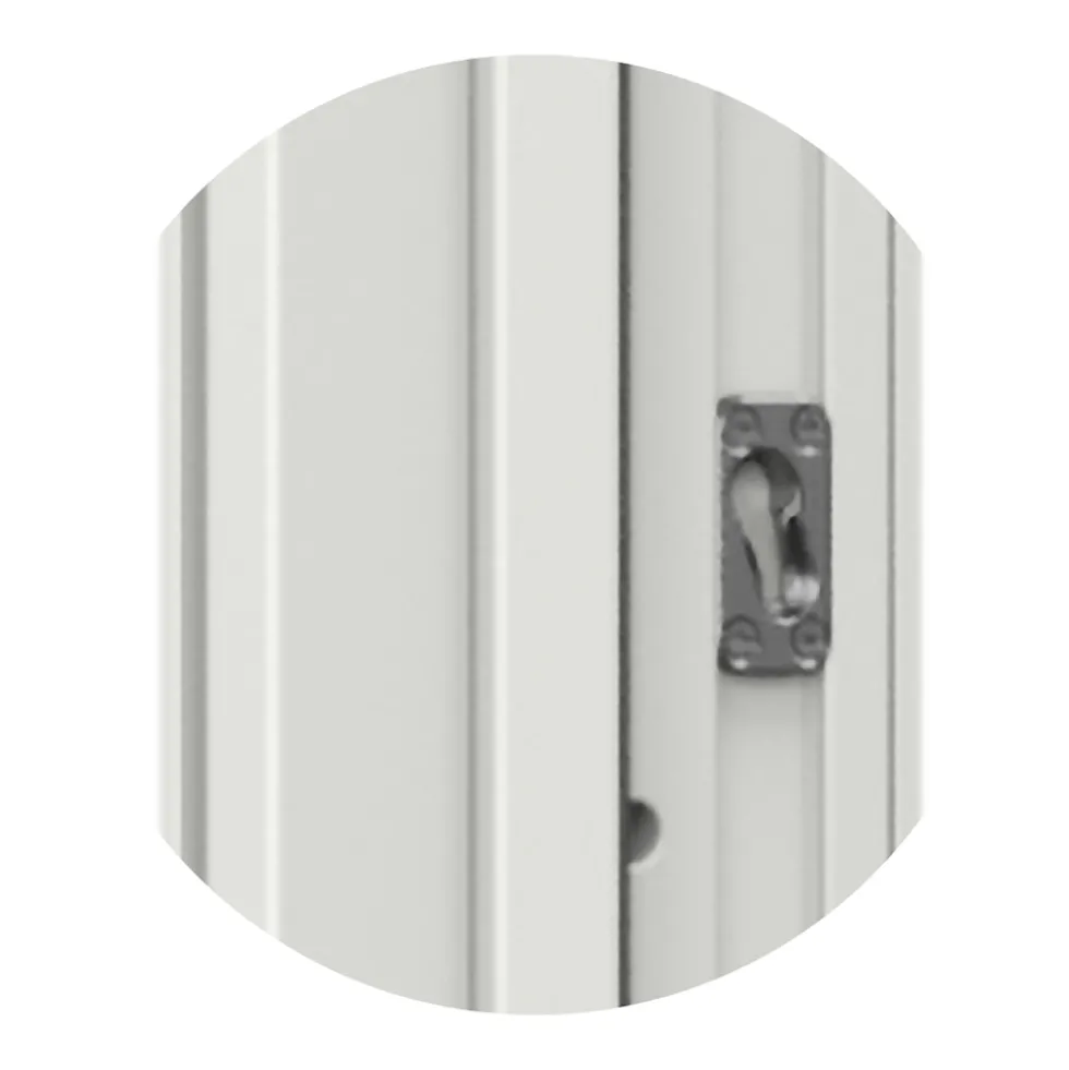 Parskjutdörr NorDan NTech Aluminium 4-Delad