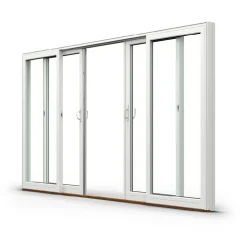 Parskjutdörr NorDan NTech Aluminium 4-Delad
