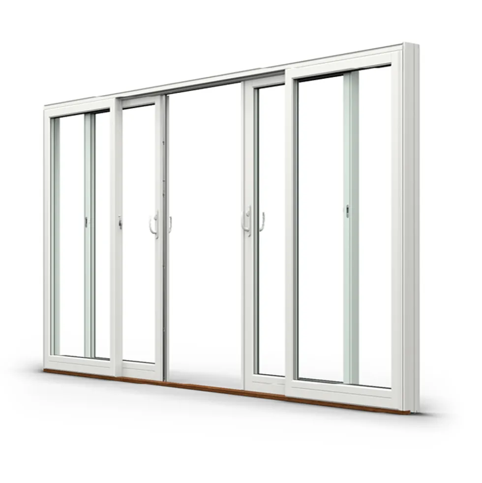 Parskjutdörr NorDan NTech Aluminium 4-Delad