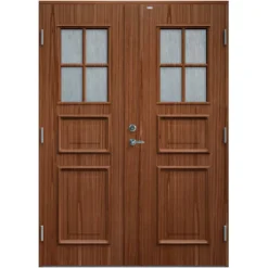 Parytterdörr Diplomat Elvira Teak Cotswoldglas