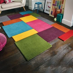 Patchworkmatta Flair Rugs Collage Flerfärgad Ull