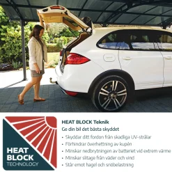 Paviljong Canopia by Palram Tucson Hardtop 3,6 x 5 m
