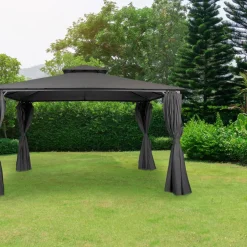 Paviljong Outfit Danni Trädgårdspaviljong med Robust Metallram och Myggnät