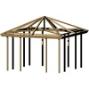 Paviljong PLUS Grundset 387x387x294 cm