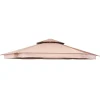Paviljongtak Hillerstorp Luxor 6-kantigt Solskydd Ø400 cm Beige