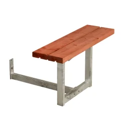 Påbyggning PLUS till Picknickbord Basic 77 cm Teak Utomhus