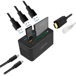 PC-/Mac-minidocka LogiLink HDMI, USB-C, USB