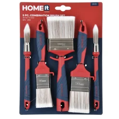 Pensel Home It Set Med 2 Runda Ø 15/18 mm och 3 Platta 35/50/70 mm