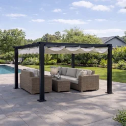 Pergola Baltic Garden SUNSET 3x4 m, grå