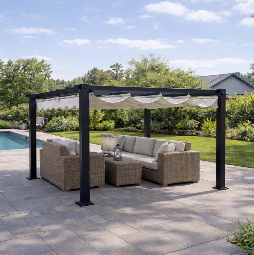Pergola Baltic Garden SUNSET 3x4 m, grå
